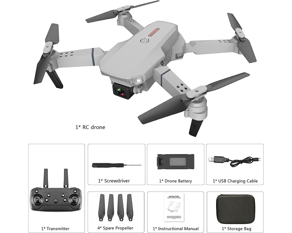 Drone With Camera and Battery