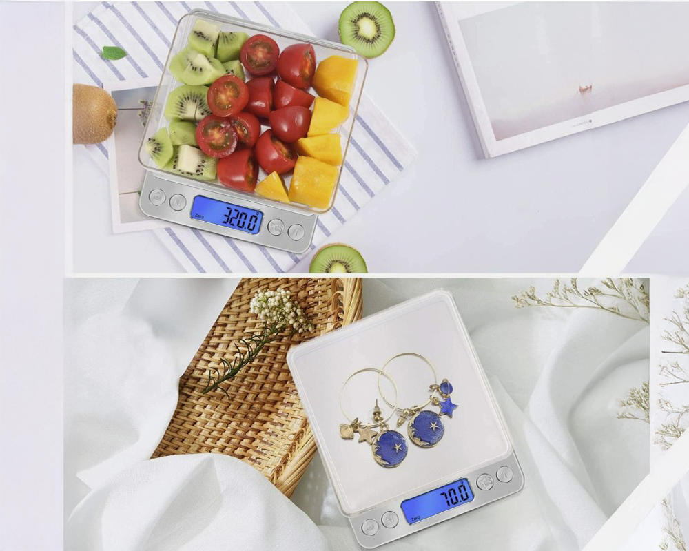 Digital Kitchen Scale – Mini Pocket Scale with 500g Capacity and 0.01g Precision