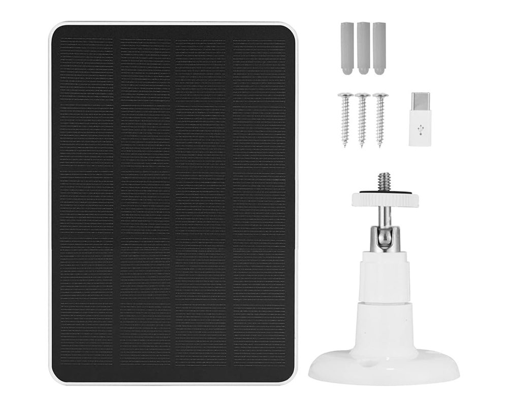 Solar Panel for CCTV Security Camera – USB-C Solar Panel for CCTV Security Camera