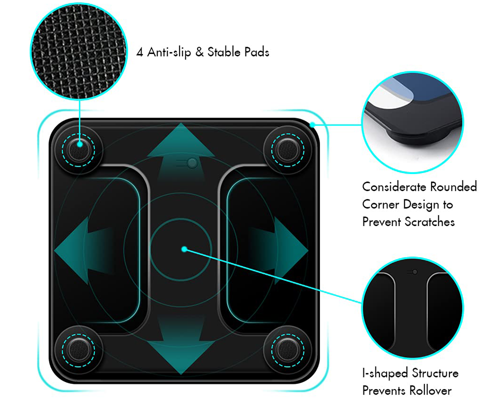 Bluetooth Scale – Electronic Smart Body Weight Scale with APP Connectivity