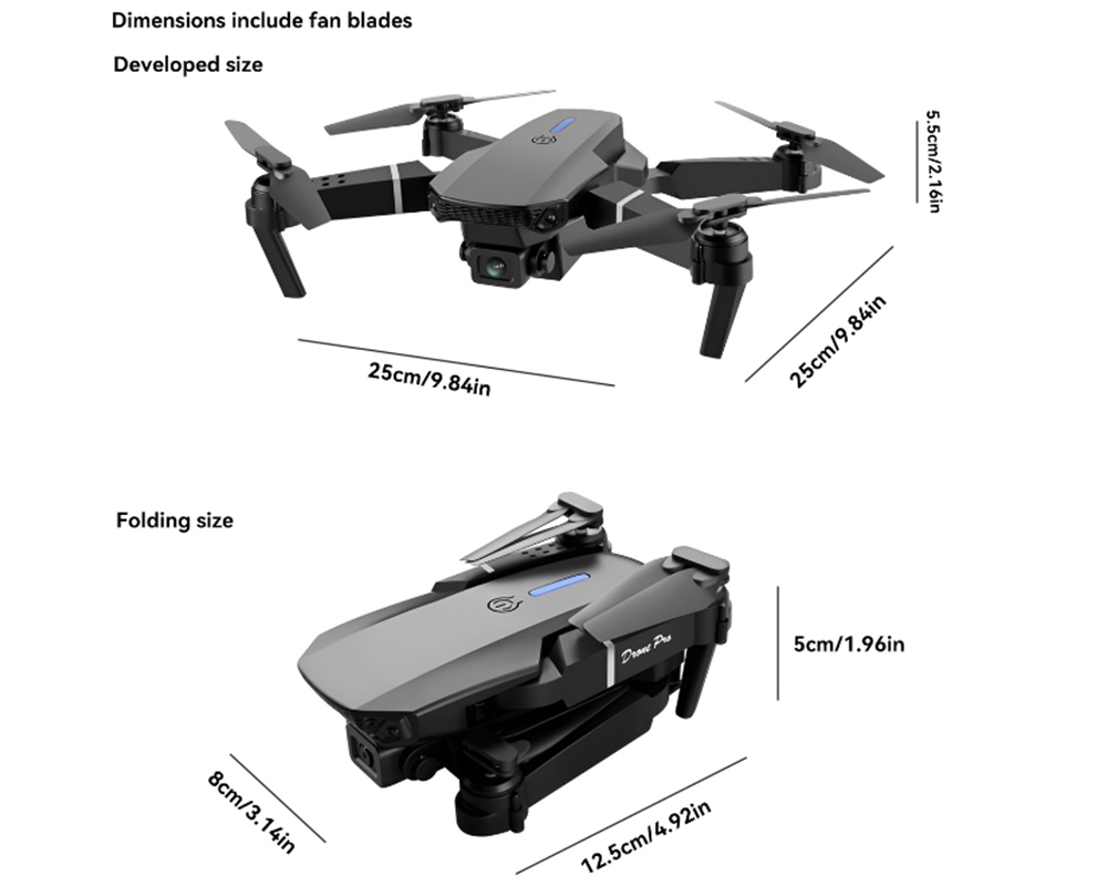 Drone With Camera and Battery