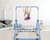 Kids Gymnastics Bars Training Horizontal Bar Monkey Kip Bar Blue