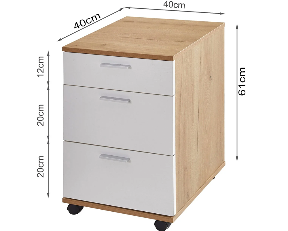 Office Filing Cabinet with Wheels