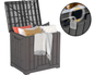 Outdoor Storage Box Deck Box Organizer with Lockable Lid