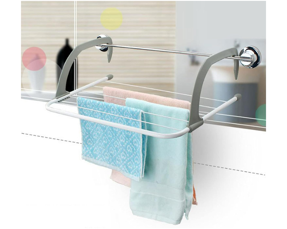 Clothes Drying Rack for Balcony – Folding Clothes Drying Rack for Balcony 6pcs