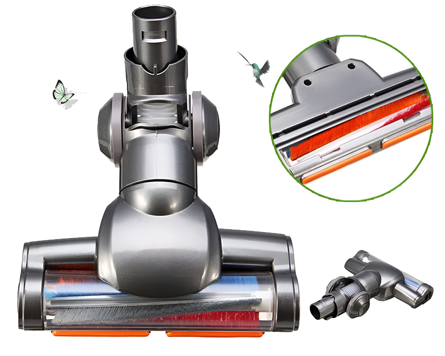 Electric Brush for Dyson V6 – Turbo Floor Electric Brush for Dyson V6
