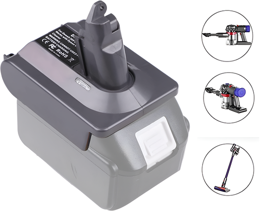 Adapter for Dyson V6 Battery Converter Adapter for Dyson V6 Battery 18V Makita