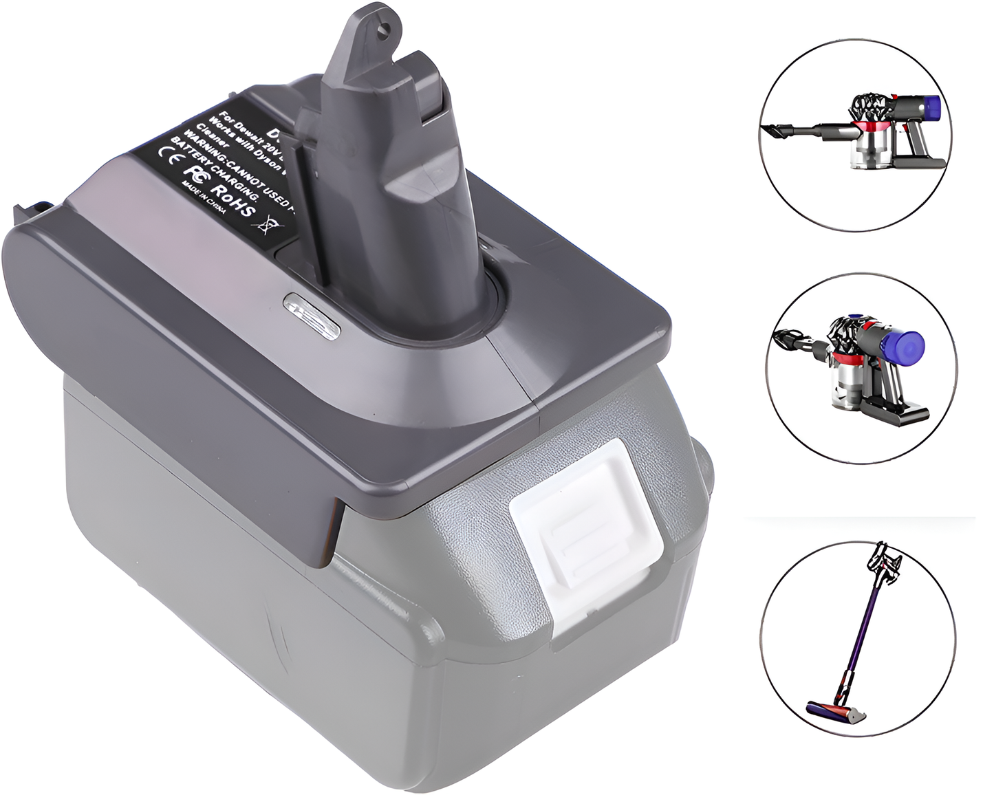 Adapter for Dyson V6 Battery 18V Makita