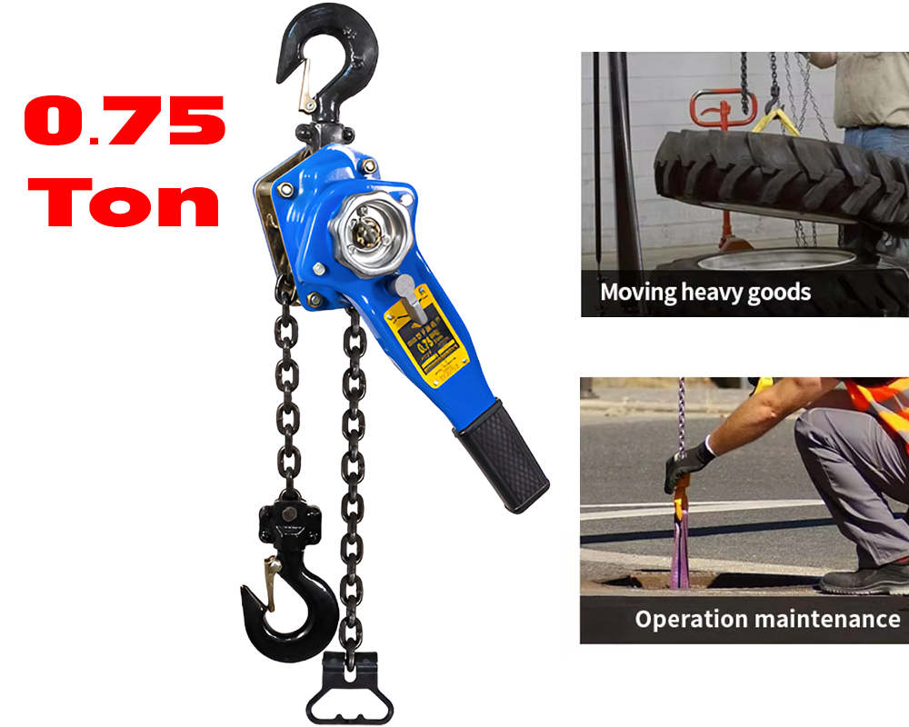 Lever Block Chain Hoist 0.75 Ton 1.5m Lifter