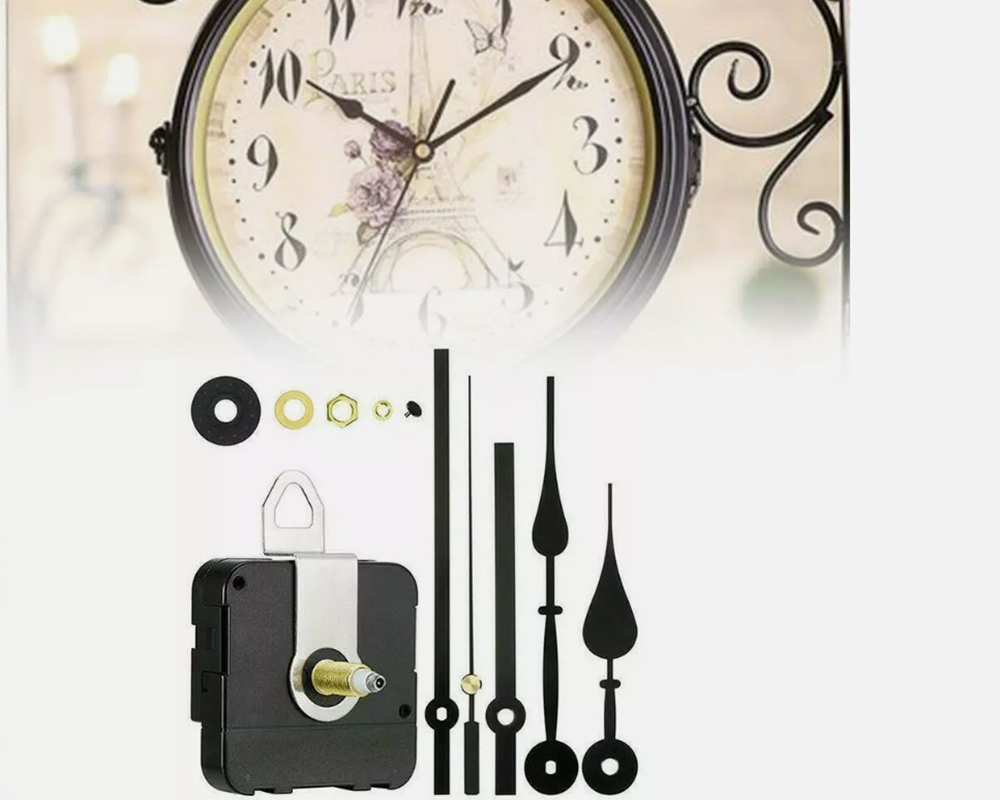 Silent Quartz Clock Mechanism Movement – DIY Wall Clock Motor Replacement with Hands