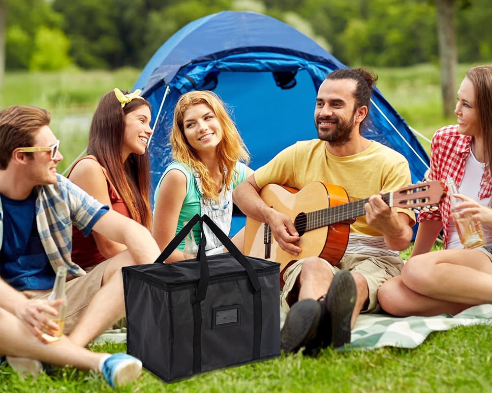 50L Insulated Food Delivery Bag – Large Thermal Cooler Bag for Hot & Cold Food Transport