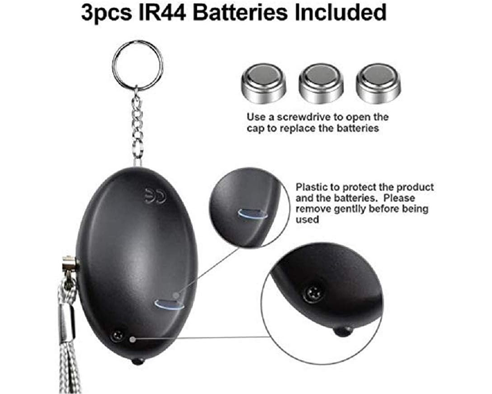 Personal Alarm for Women 140dB – LED Safety Personal Alarm for Women