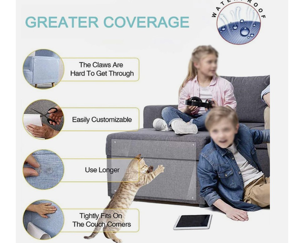Cat Couch Scratch Guard 12PCS – Furniture Protector Cat Couch Scratch Guard