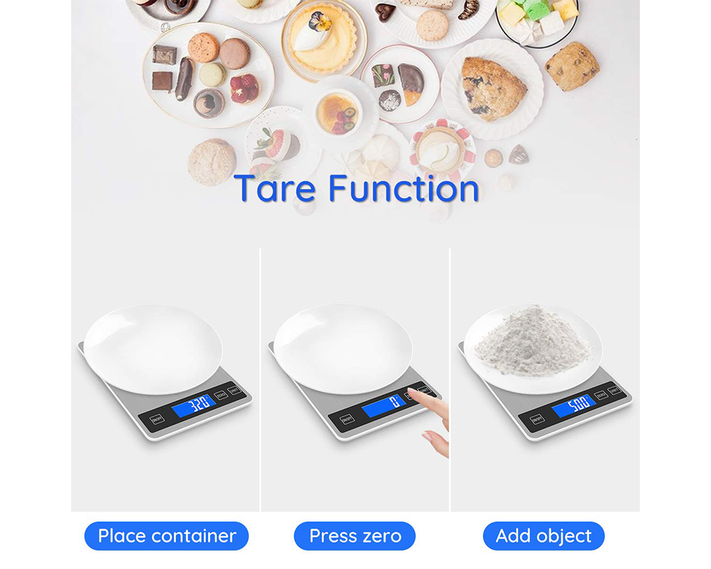 Kitchen Scale Digital Scales with LCD Display