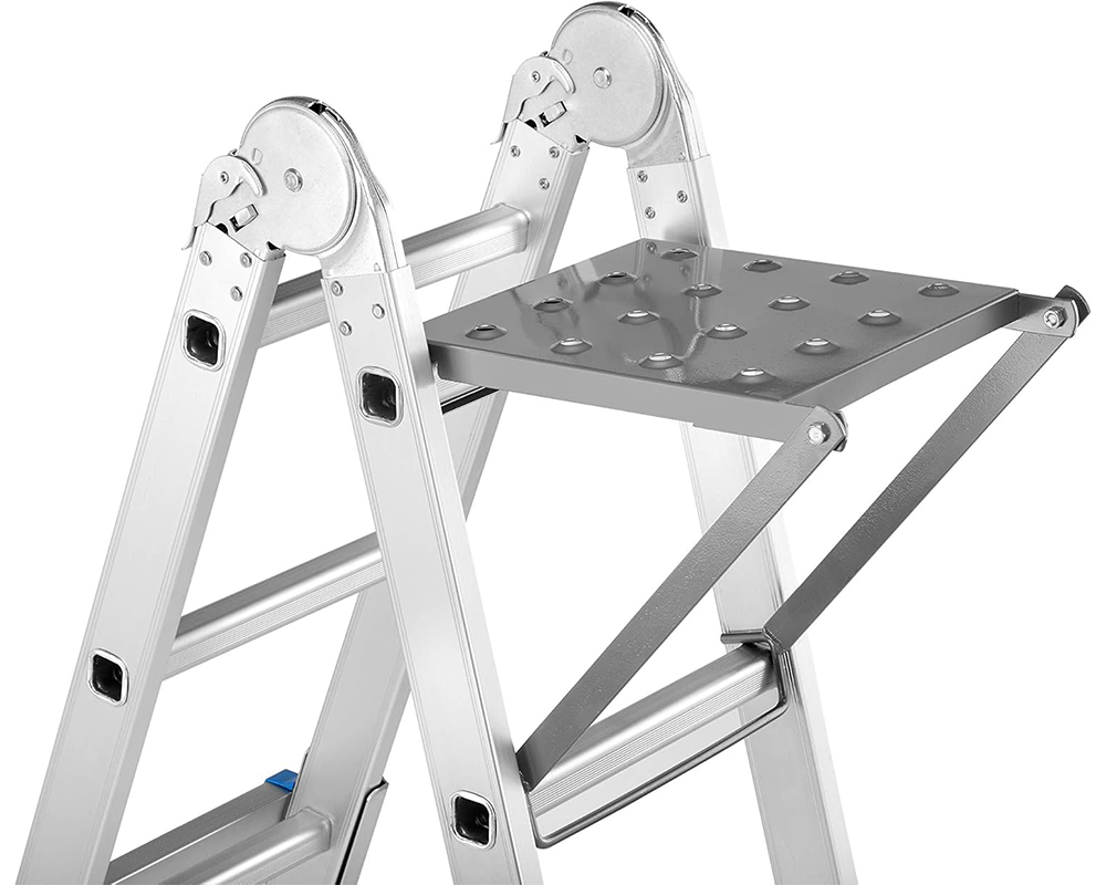 Telescopic Ladder – 4m Telescopic Ladder with Platform & Hinges