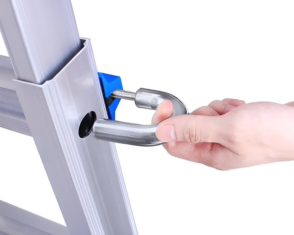 Telescopic Ladder – 4m Telescopic Ladder with Platform & Hinges