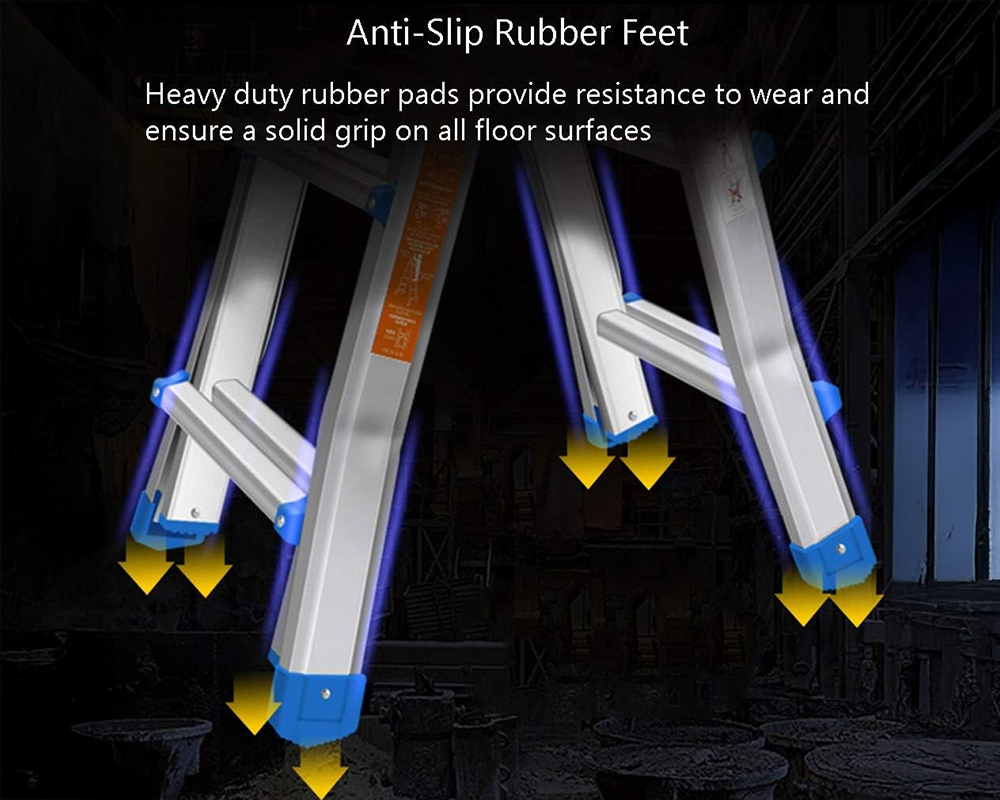 Telescopic Ladder – 4m Telescopic Ladder with Platform & Hinges