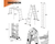 Telescopic Ladder – Aluminium Extension Folding Ladder, Portable 3.6M Silver