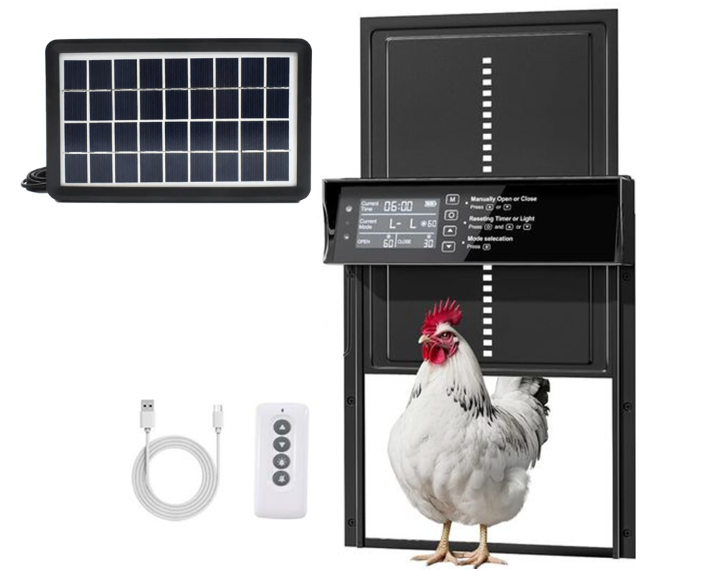 Automatic Chicken Coop Door Solar – Remote LCD Automatic Chicken Coop Door