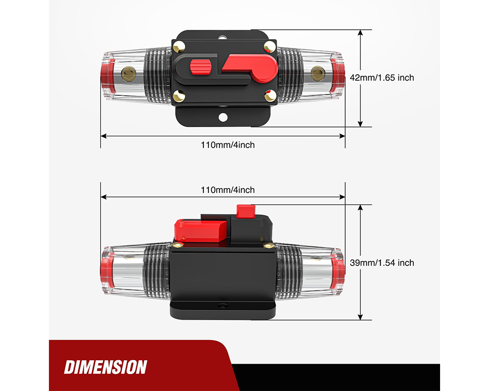 Inline Circuit Breaker 150A – Heavy Duty Inline Circuit Breaker 12V