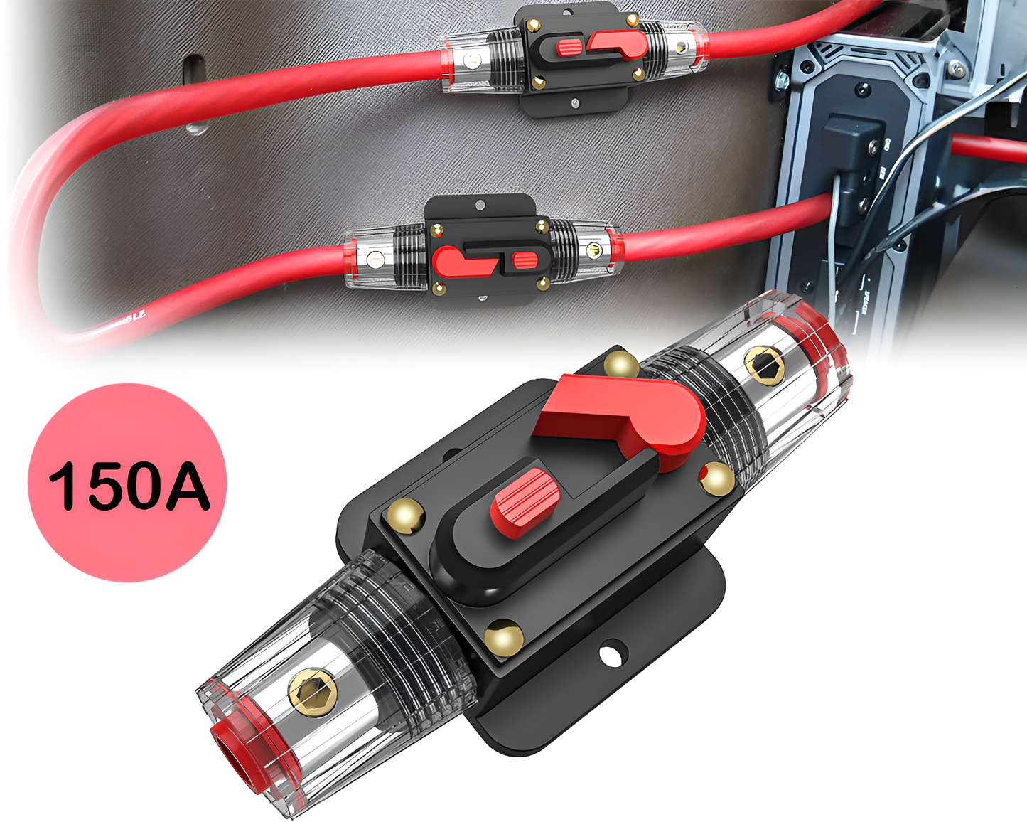 Inline Circuit Breaker 150A – Heavy Duty Inline Circuit Breaker 12V