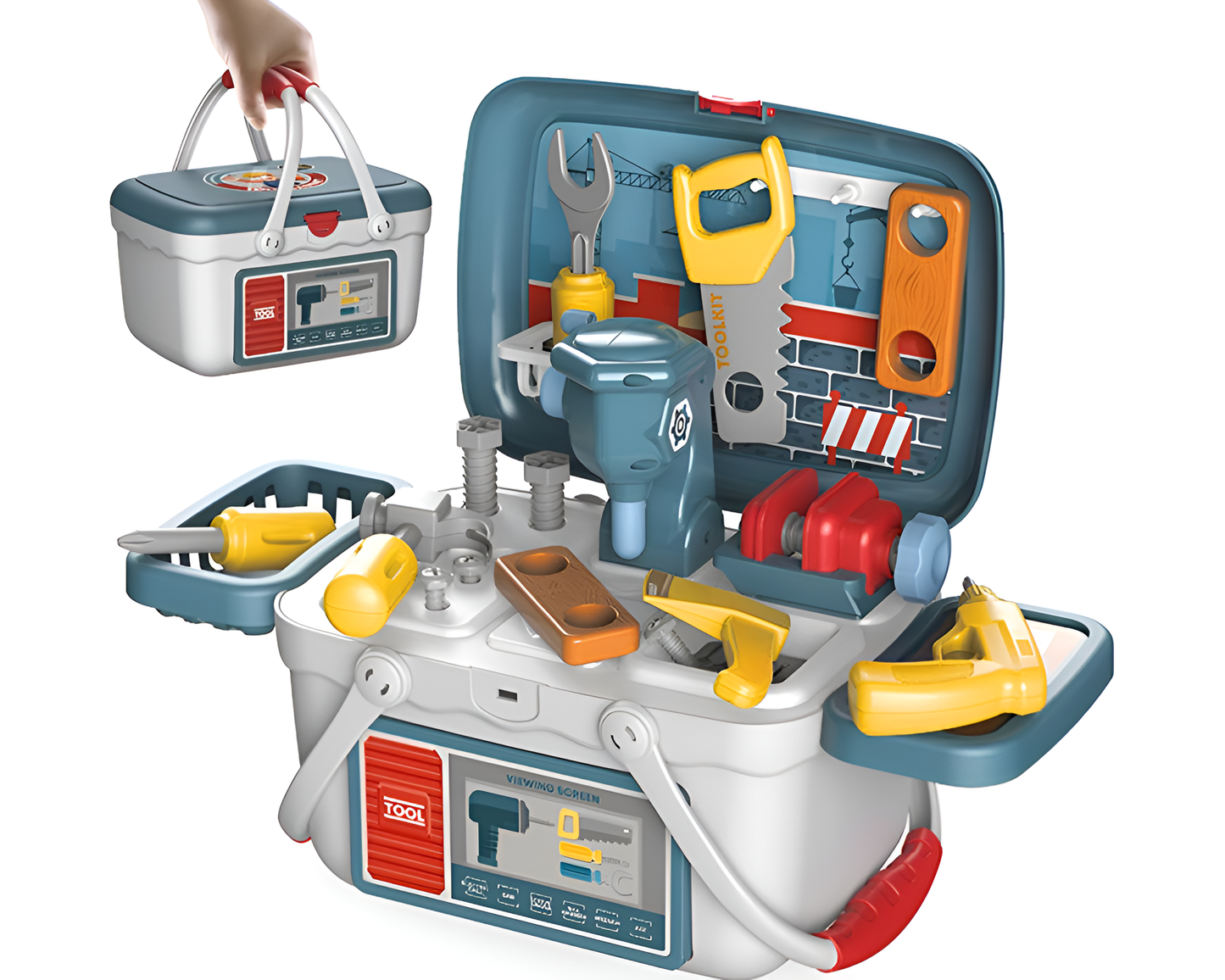 Carpenter Toy Tool Set with Tools & Bench