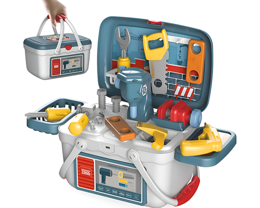 Carpenter Toy Tool Set with Tools & Bench