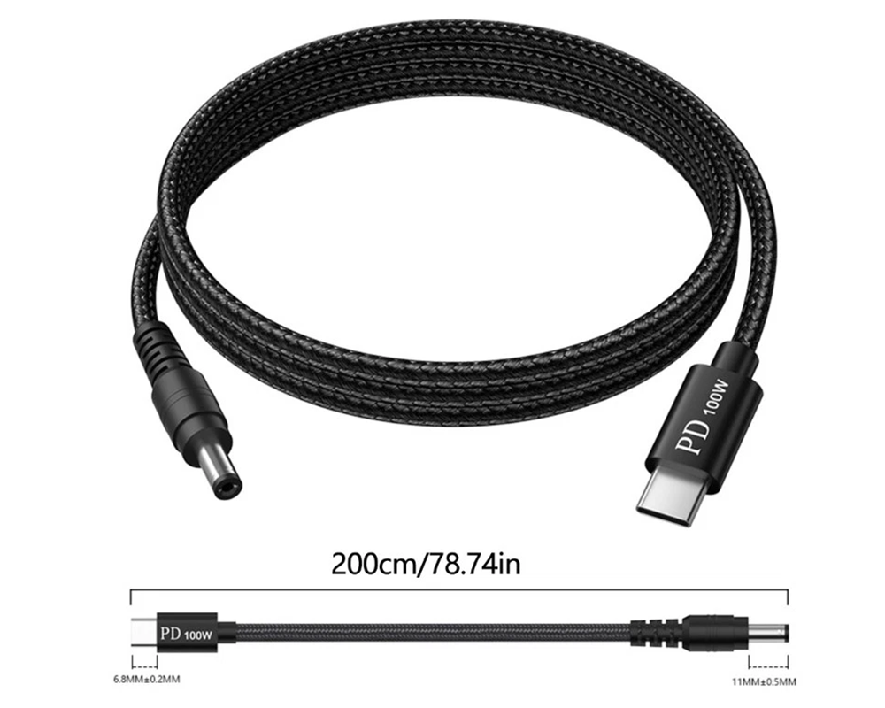 Universal USB-C Charger Cable for Dell Lenovo Asus Hp Acer Laptop