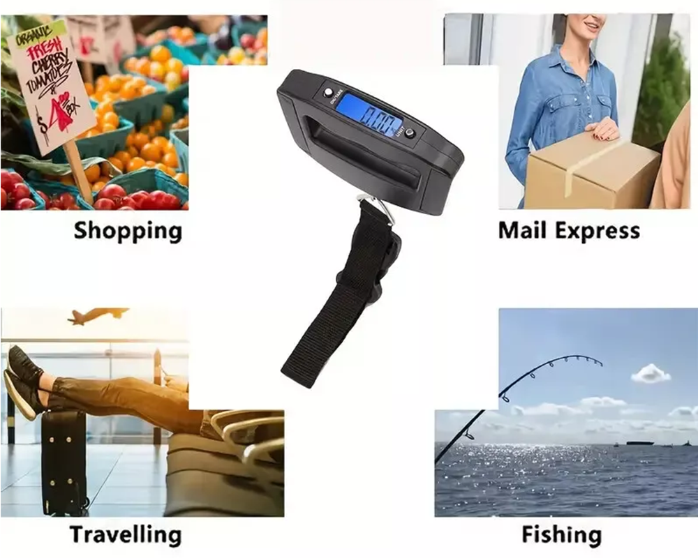 Digital Hanging Baggage Scale for Travel