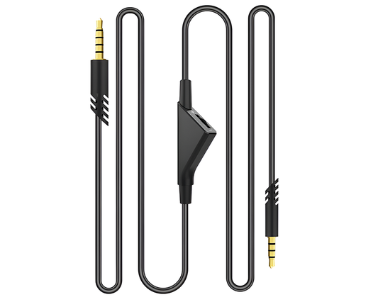 Audio Cable Cord – Replacement Volume Control Cable for Astro A10 A30 A40 Gaming Headset 2M