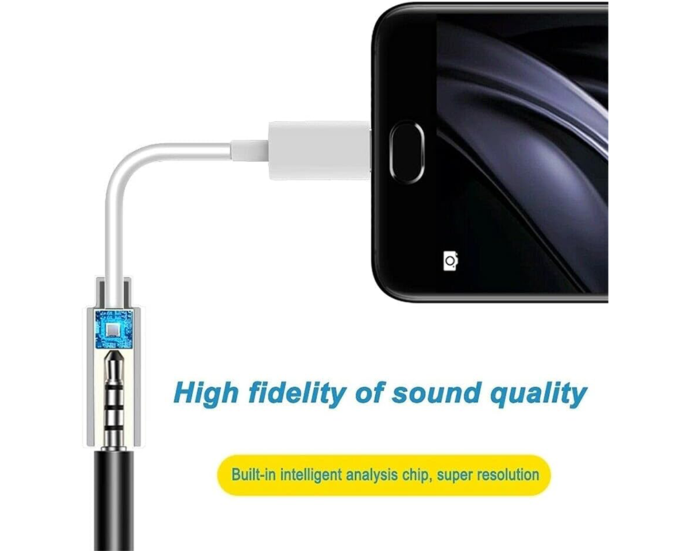 USB Type C TO 3.5mm Female Headphone Jack Adapter AUX Stereo Speaker Audio Cable