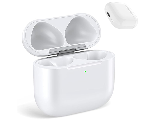 Charging Case for AirPods 4 – Bluetooth Sync, USB-C & Wireless Fast Charging Case (White)