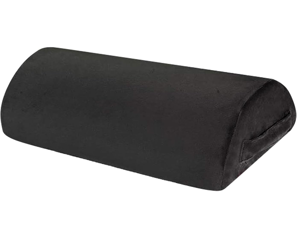 Foot Rest Under Desk – Ergonomic Memory Foam Adjustable Footrest for Office & Home Comfort Black