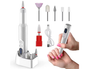 Electric Nail Drill Kit – Cordless Nail File Manicure Pedicure Set with 6 Bits & Charging Base