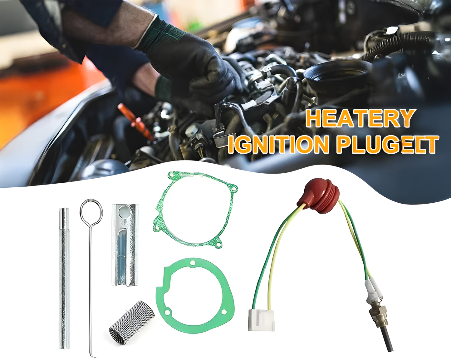 Glow Plug Repair Kit Diesel Heater Glow Plug Repair Kit for Car Truck RV Boat