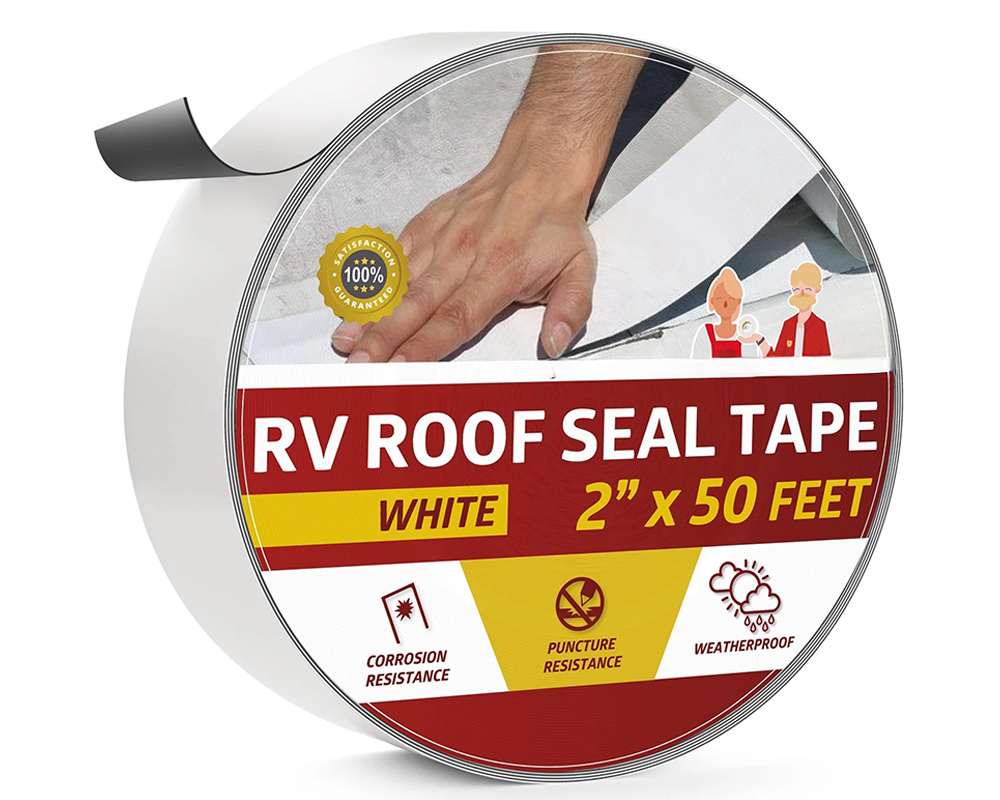 RV Roof Sealant Tape – 2" x 50ft Waterproof Leak Repair Tape for Camper, Trailer & Motorhome
