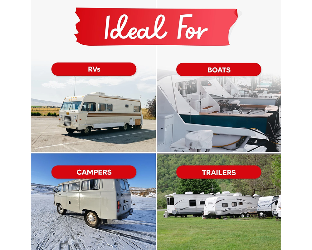 RV Roof Sealant Tape – 2" x 50ft Waterproof Leak Repair Tape for Camper, Trailer & Motorhome