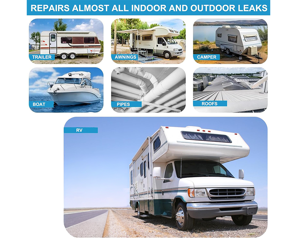 RV Roof Sealant Tape – 2" x 50ft Waterproof Leak Repair Tape for Camper, Trailer & Motorhome