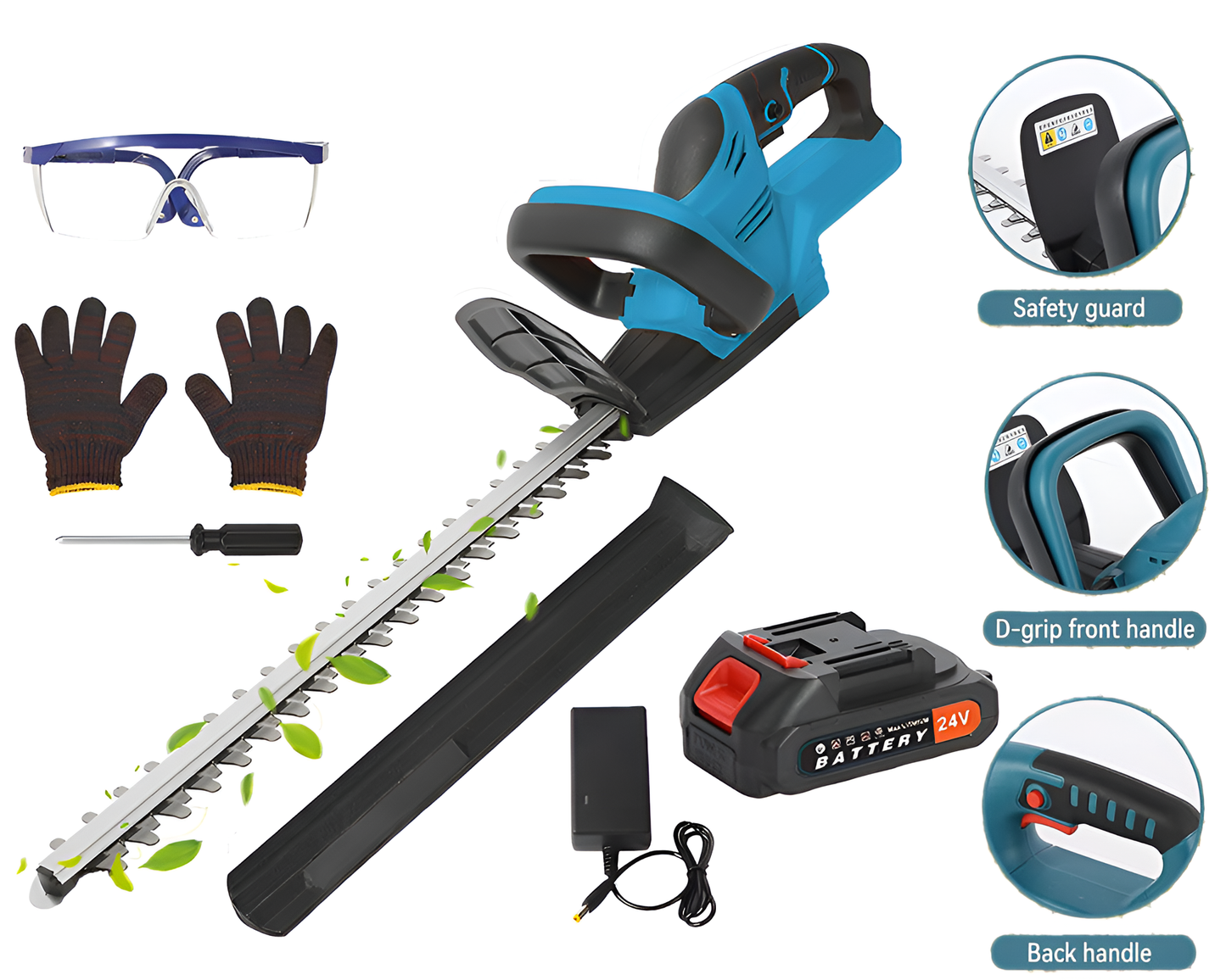 Cordless Hedge Trimmer 22 Inch