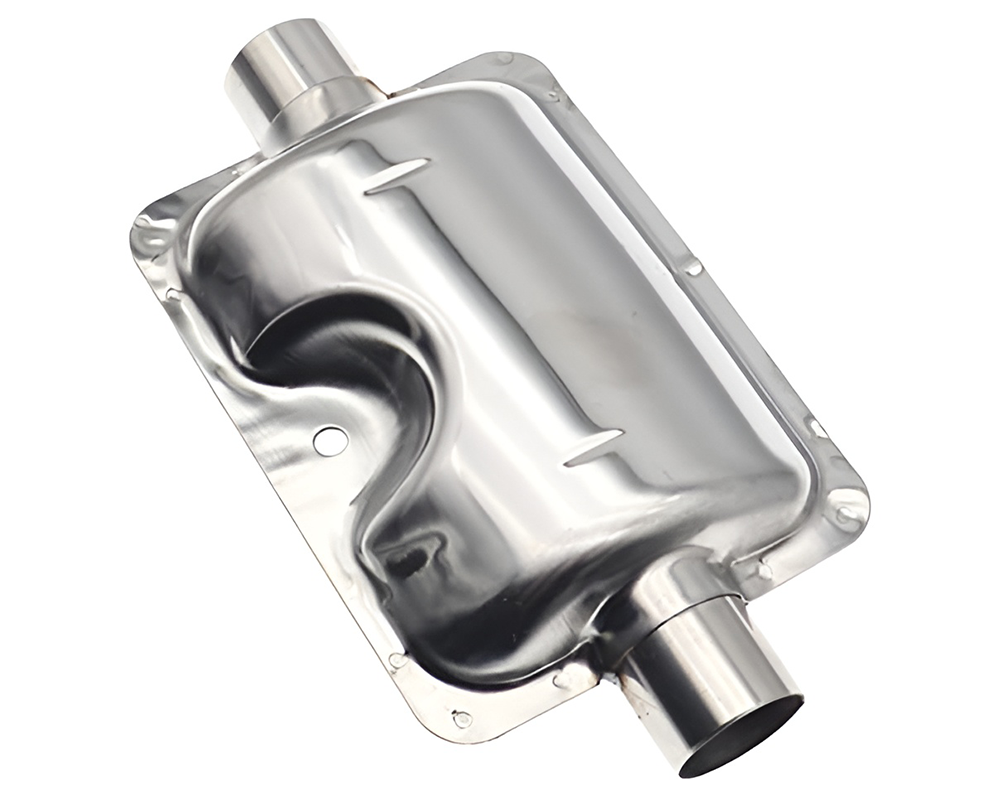 Diesel Air Heater Muffler – 24mm Stainless Steel Exhaust Silencer Kit with Clamps & Bracket