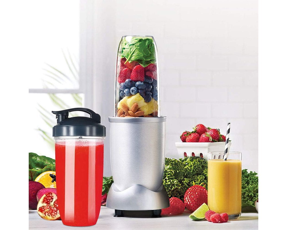 32oz NutriBullet Replacement Cups – 2 Pack Tall Blender Mugs with Lids for 600W & 900W Models