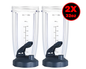 32oz NutriBullet Replacement Cups – 2 Pack Tall Blender Mugs with Lids for 600W & 900W Models
