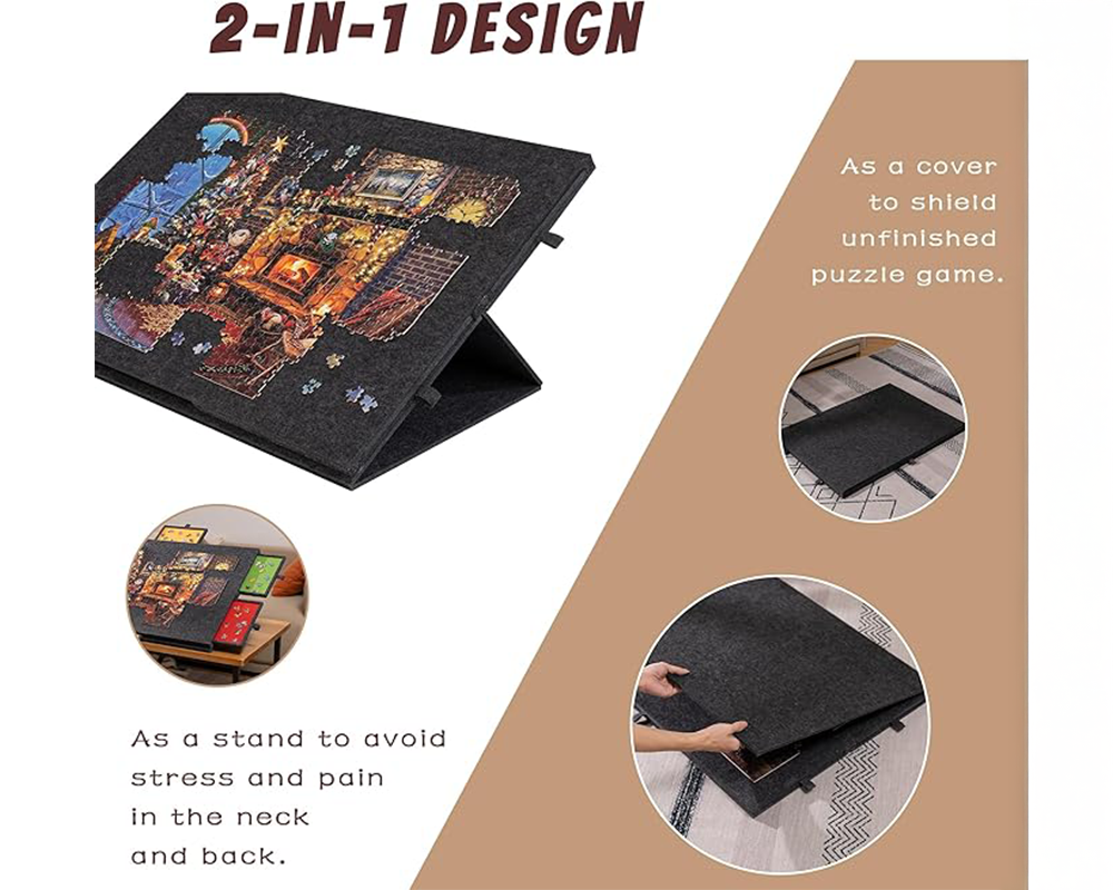Portable Jigsaw Puzzle Table – Tilting Portable Jigsaw Puzzle Table
