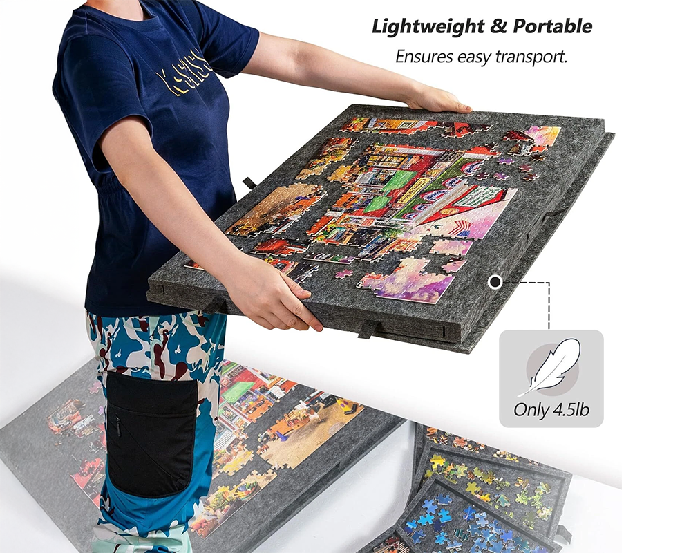 Portable Jigsaw Puzzle Table – Tilting Portable Jigsaw Puzzle Table