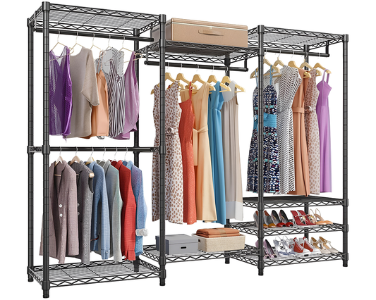 Metal Wardrobe Clothes Rack Clothes Organizer
