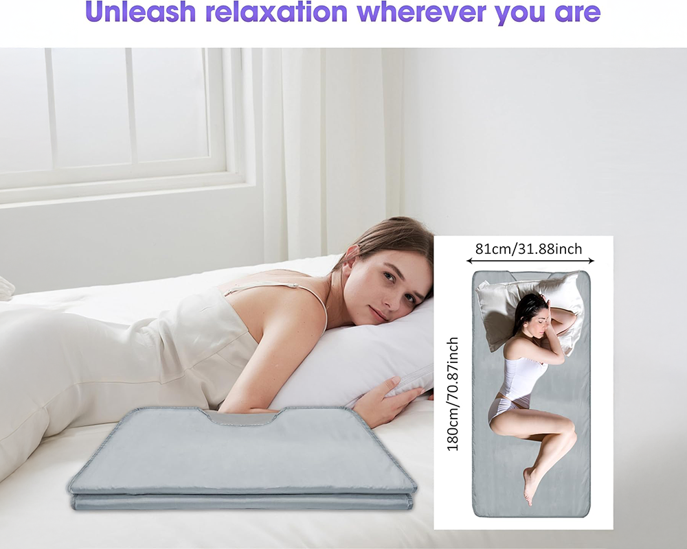 Sauna Blanket Slimming Waterproof Detox Spa Body Shaping Remote