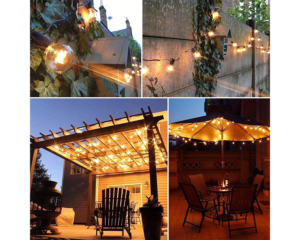 Festoon Solar Chain Lights Outdoor 15M LED Kit