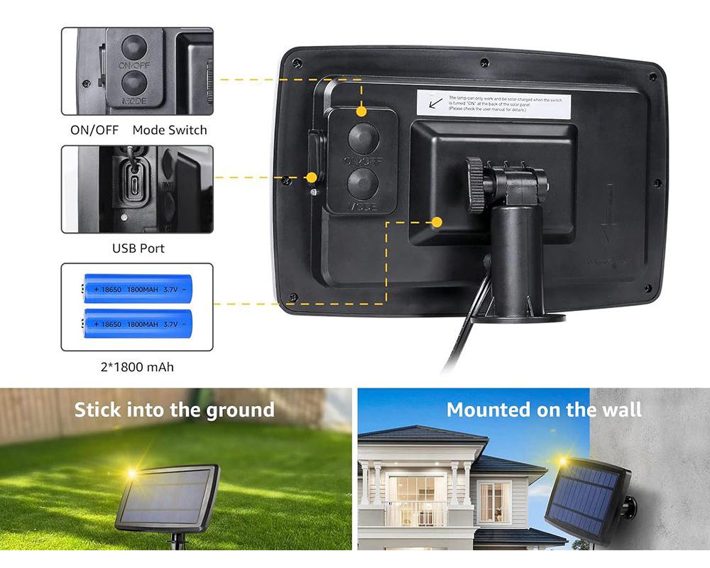 Festoon Solar Chain Lights Outdoor 15M LED Kit