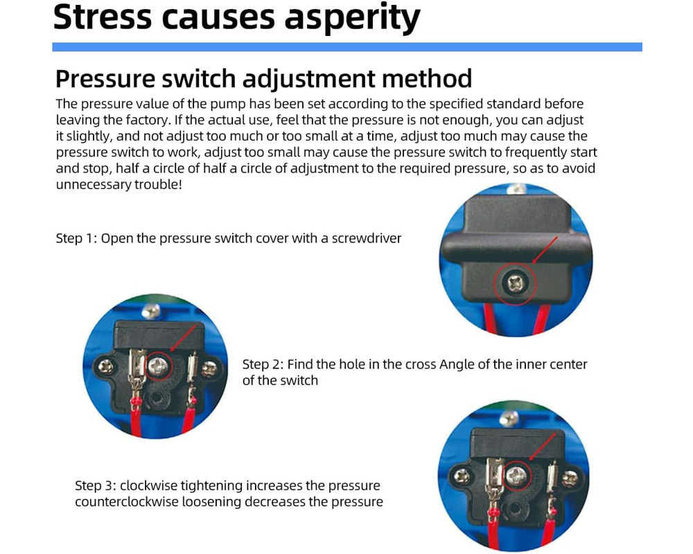 Water Pressure System 55PSI 12V