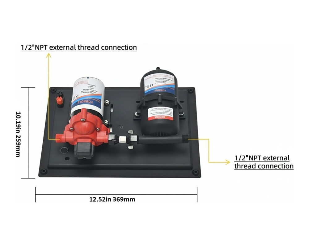 Water Pressure System 55PSI 12V